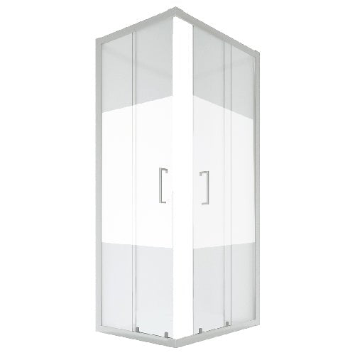 1 Seite für Eckdusche mit Siebdruck, Crystal Essential Line - MEGART