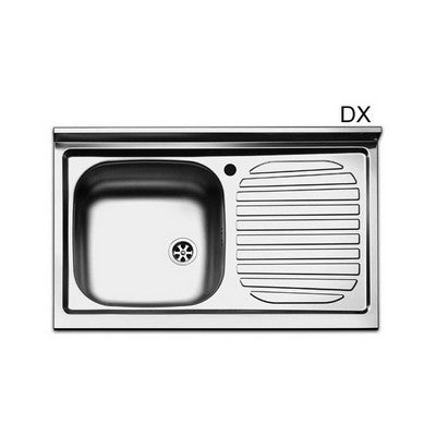 Edelstahl - Aufbaubecken Mit 1 Becken - MEGART