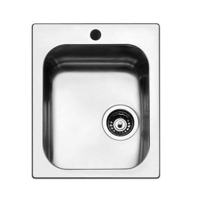 Eingebautes Spülbecken Aus Gebürstetem Stahl 42X50 Cm - MEGART