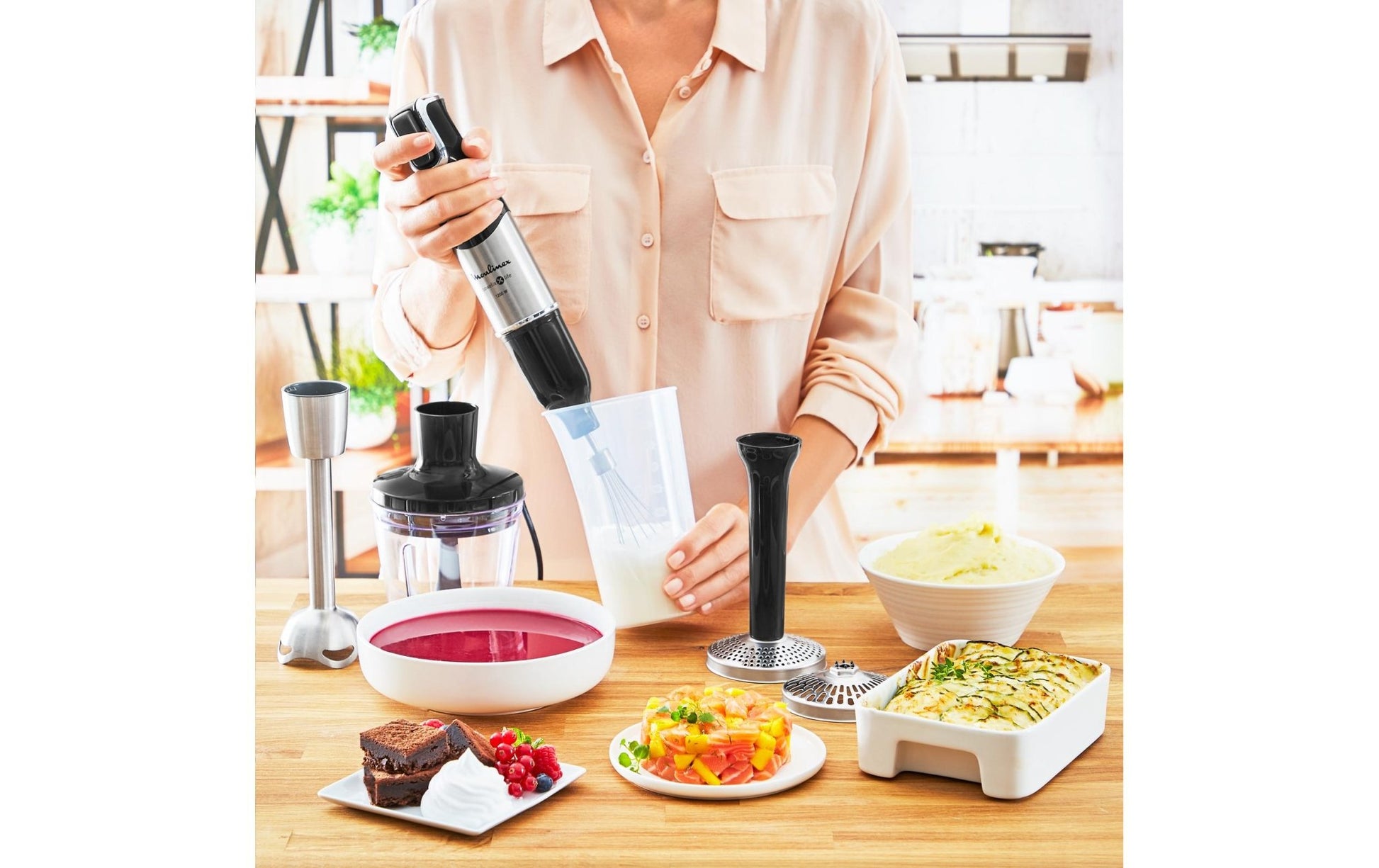 Stabmixer Infinyforce Pro Mix Schwarz/Silber - MEGART