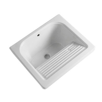 Keramikspülbecken 61X51 mit Wringer - MEGART