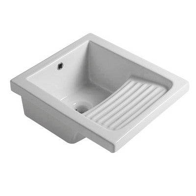 Keramikspülbecken 45X51 mit Wringer - MEGART