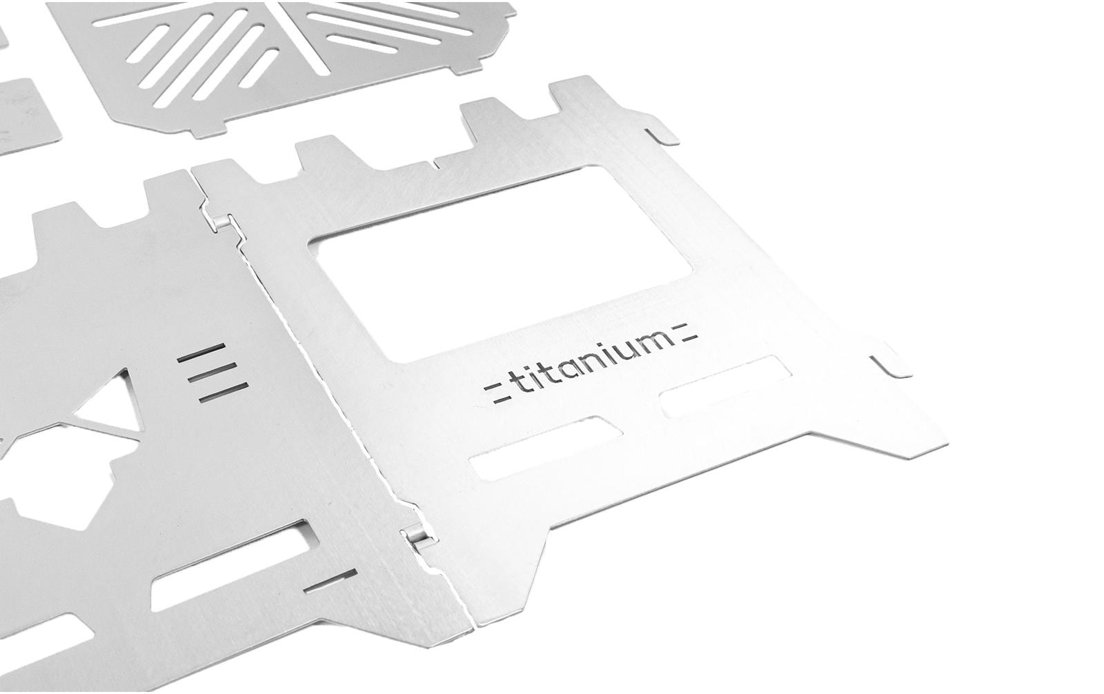 Fennek Grill Campingkocher Hobo Premium, Titan - MEGART