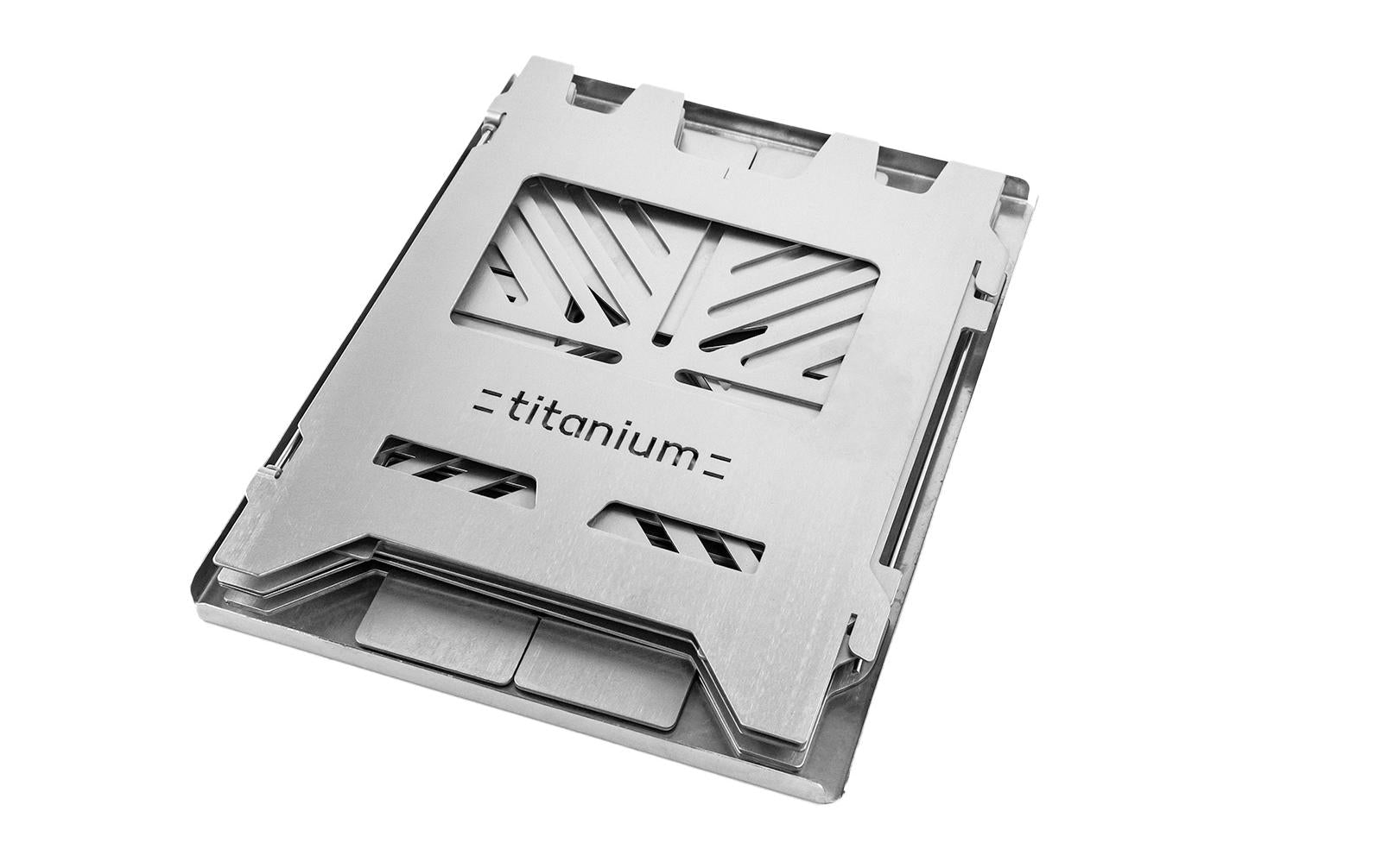 Fennek Grill Campingkocher Hobo Premium, Titan - MEGART