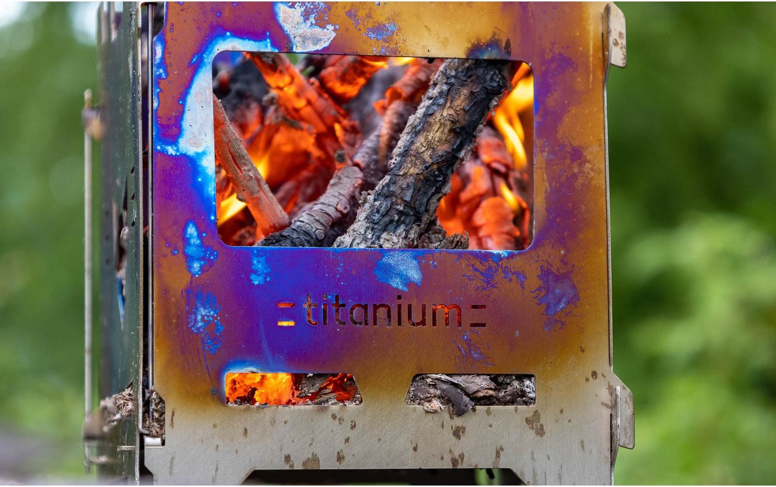 Fennek Grill Campingkocher Hobo Premium, Titan - MEGART