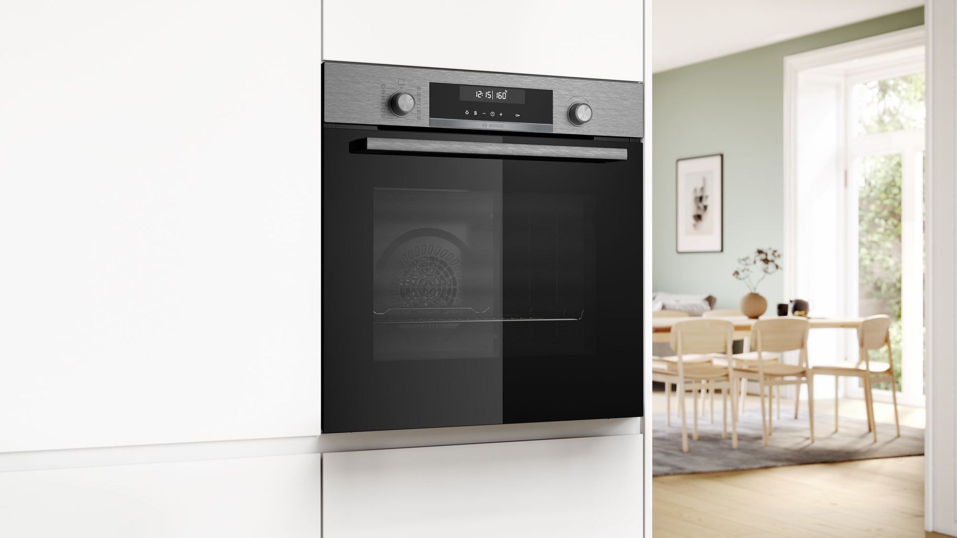 Serie 6, Einbaubackofen, 60 x 60 cm, Edelstahl HBG578BS3 - MEGART