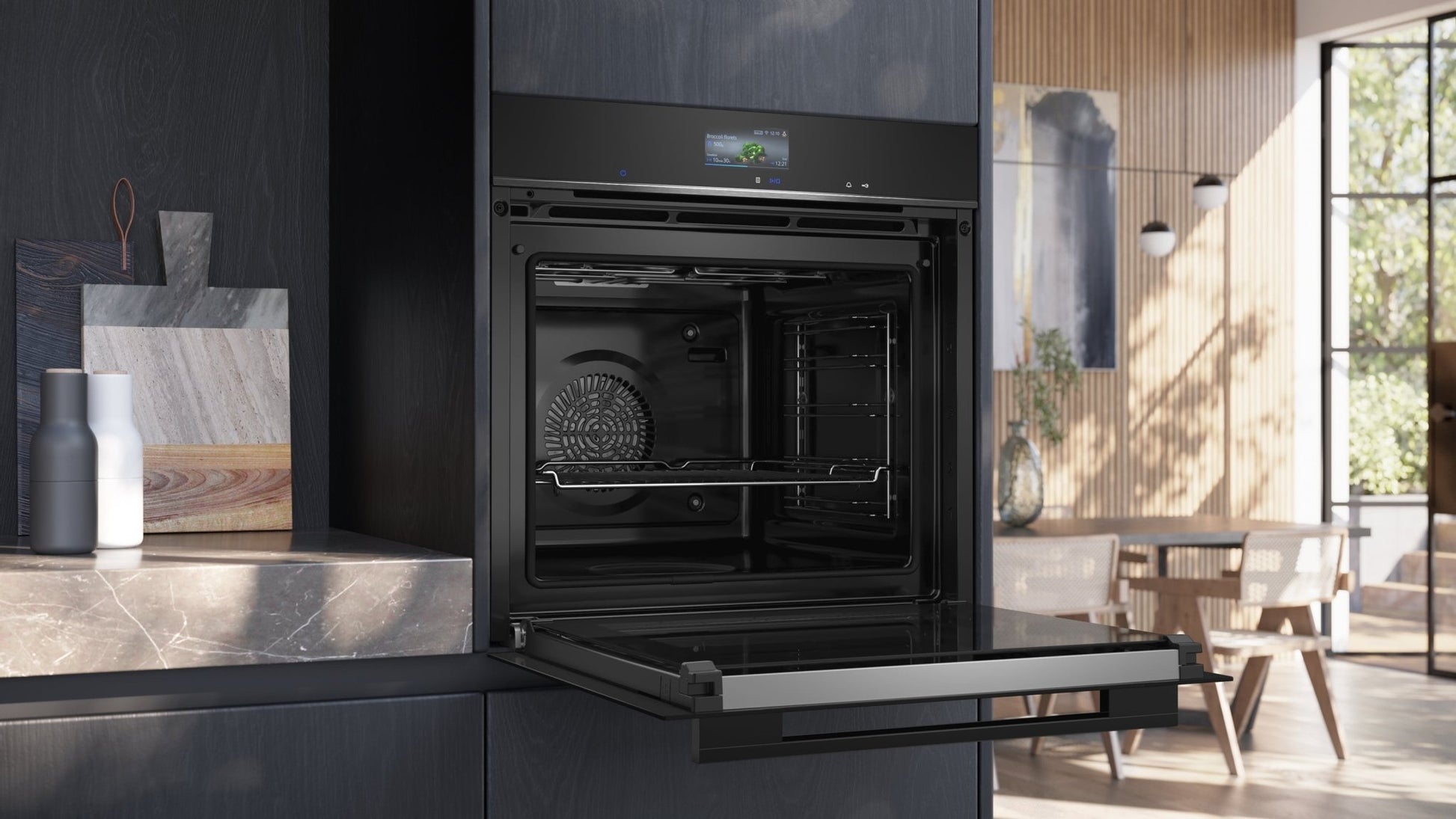 iQ700, Einbaubackofen, 60 x 60 cm, Schwarz HB776G1B1 - MEGART