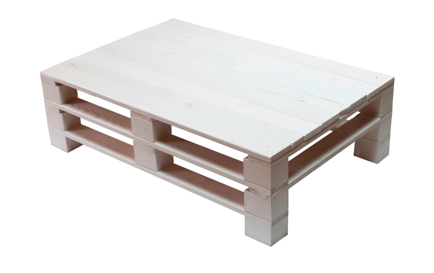 Palettentisch Weiss, 120 x 50 x 80 - MEGART