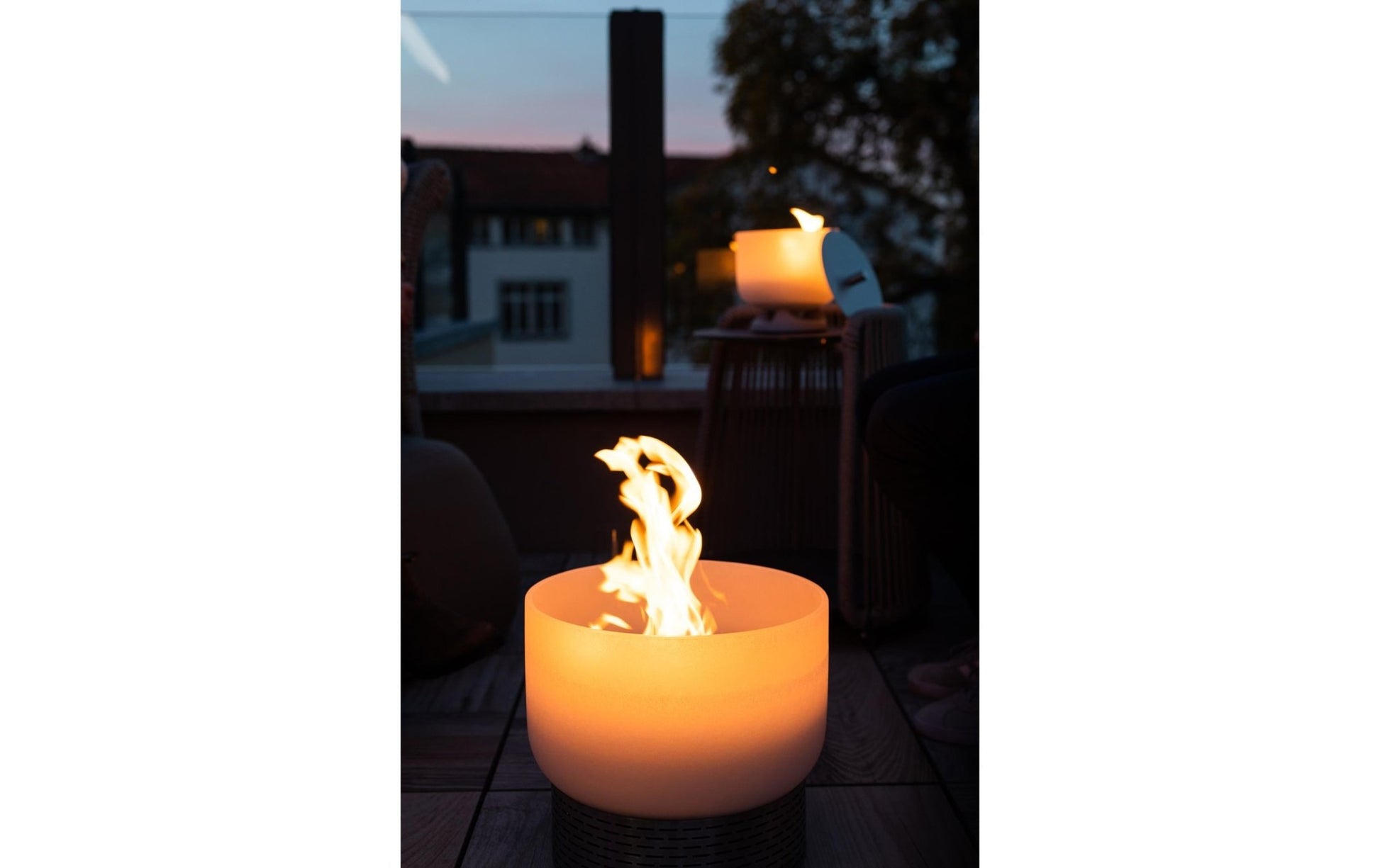 Qflame Feuerschale Qset Edelstahl, Ø 20 cm - MEGART