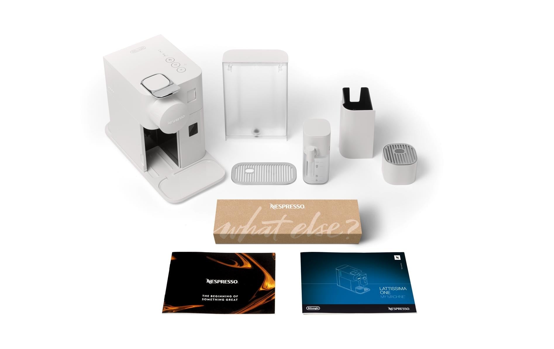 Kaffeemaschine Nespresso New Lattissima One EN510.W Weiss - MEGART