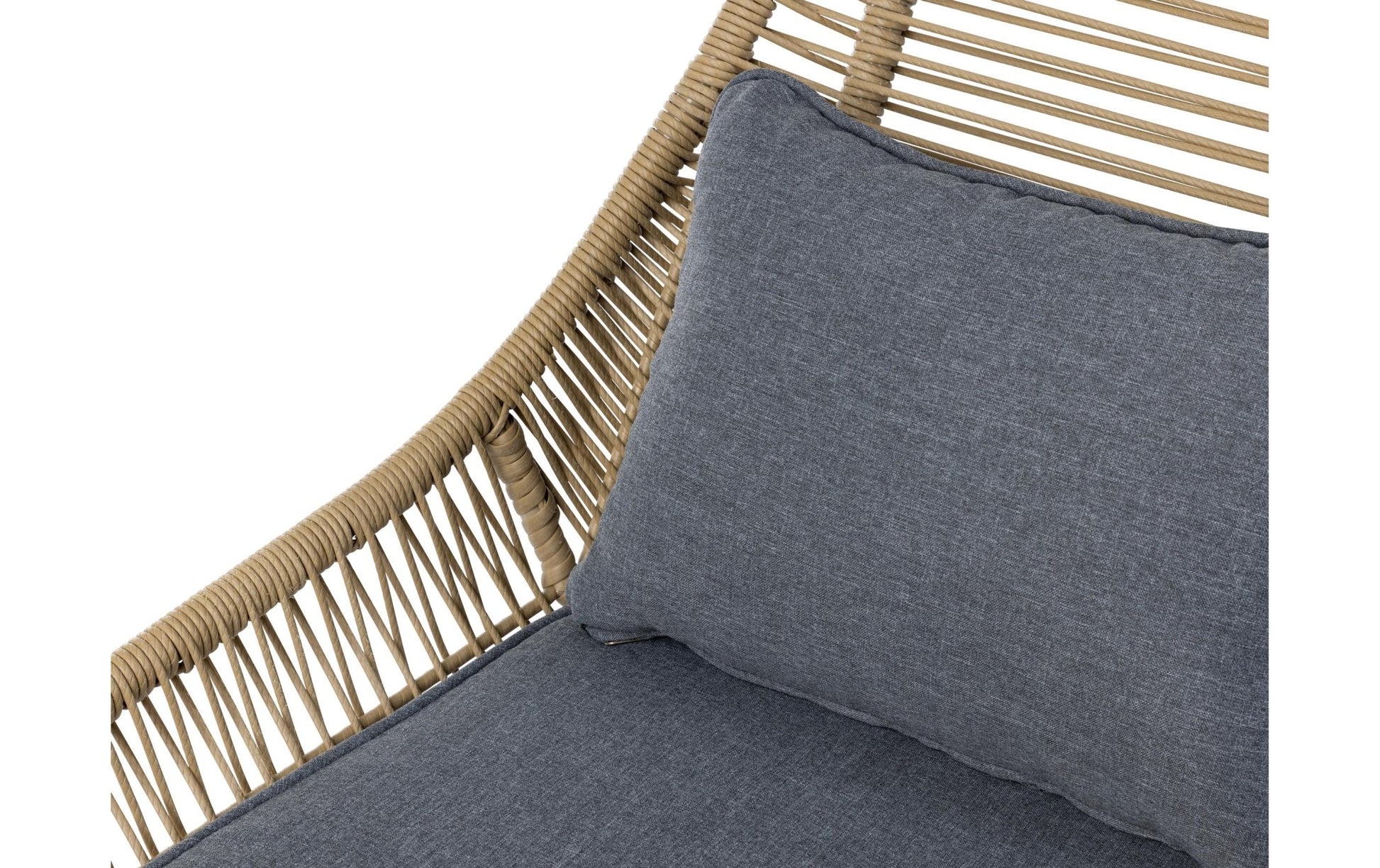 Loungeset Minusio, Beige/Grau, 2 Sitzplätze - MEGART