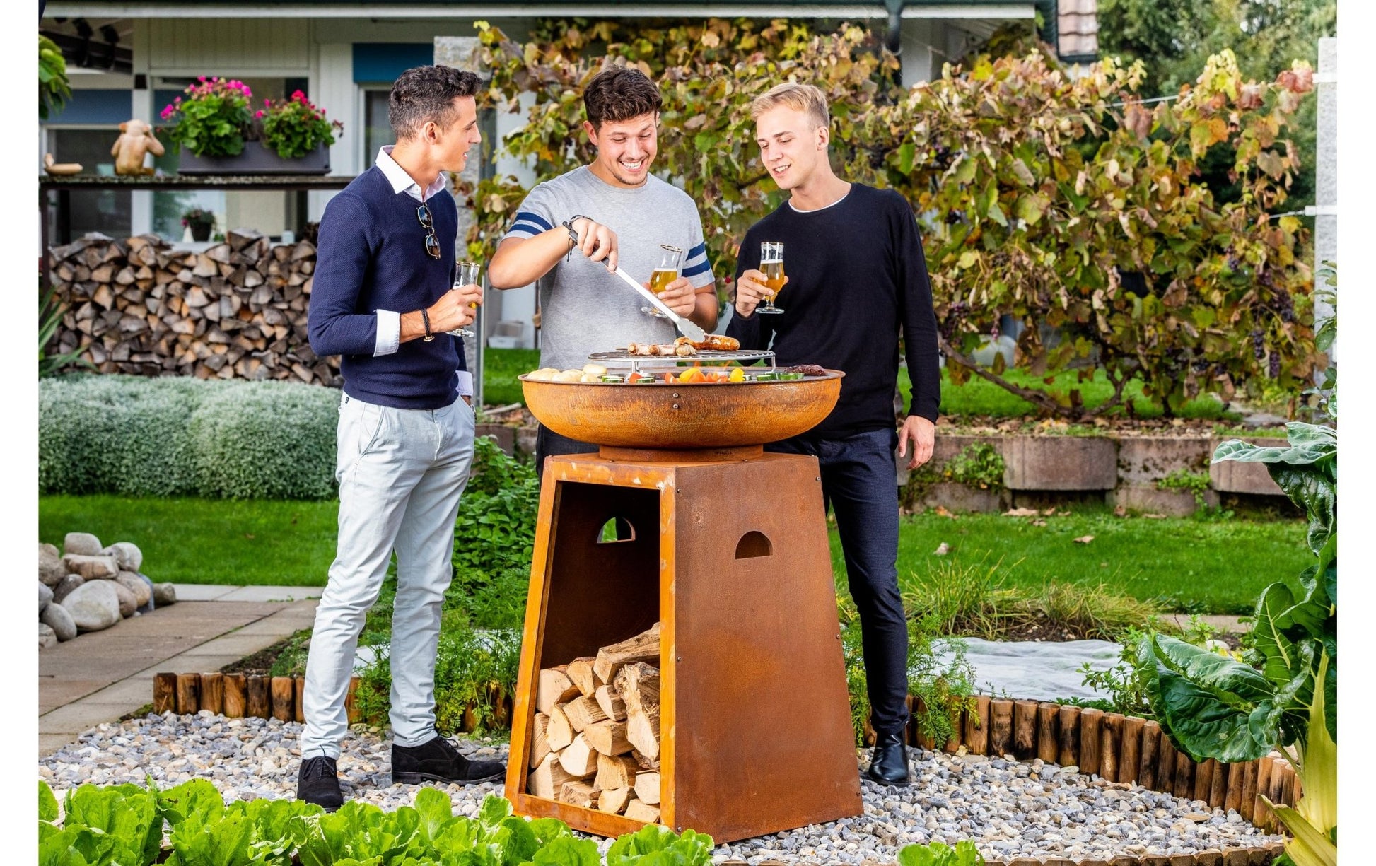 Nouvel Grill - und Feuerschale Belize, Ø 75 cm - MEGART