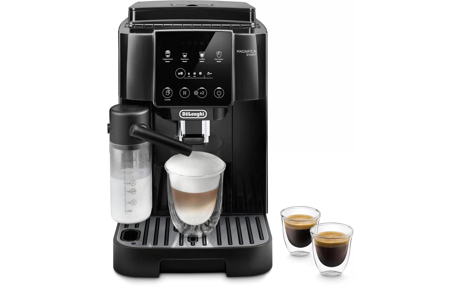 Kaffeevollautomat Magnifica Start Milk ECAM220.60.B Schwarz - MEGART