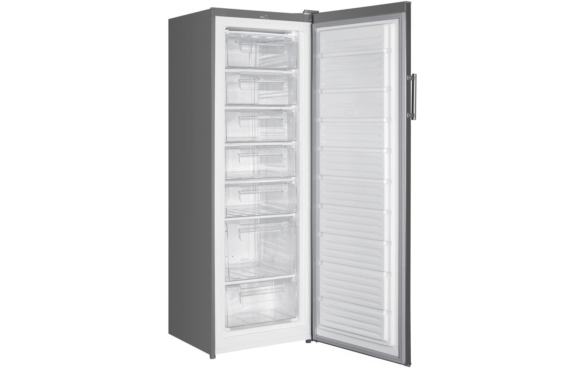 Gefrierschrank H - GS3857 INOX Grau Rechts, Wechselbar - MEGART