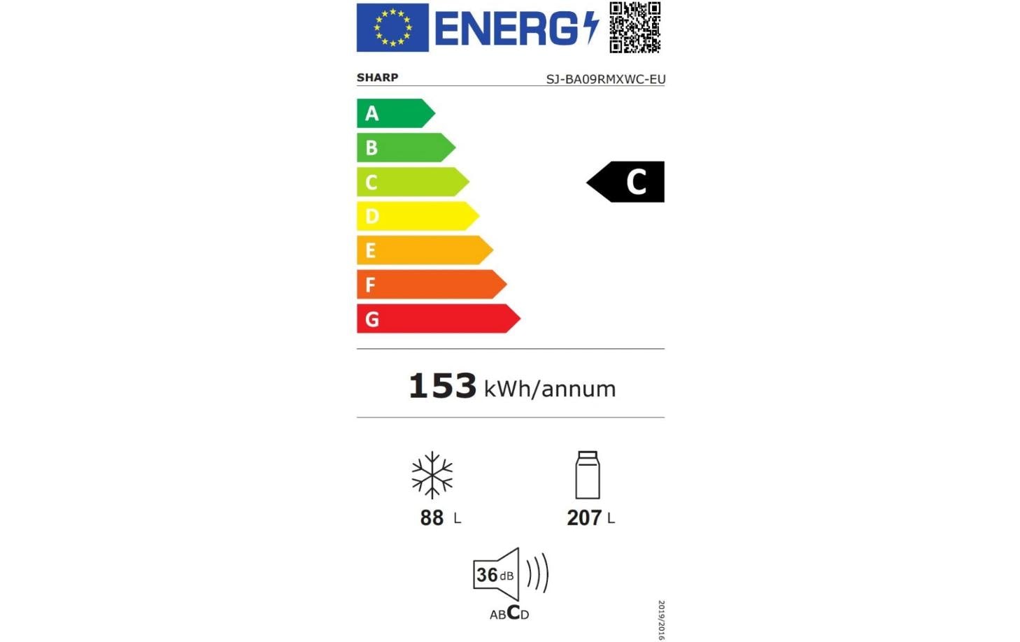 Kühl - Gefrierkombination SJ - BA09RMXWC - EU Weiss - MEGART