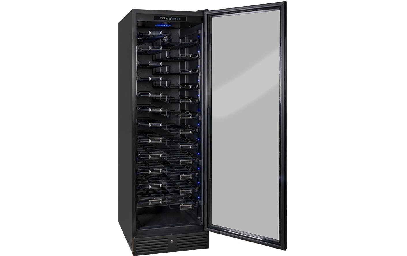 Weinklimaschrank WKZ 150 Schwarz, Rechts, Wechselbar - MEGART