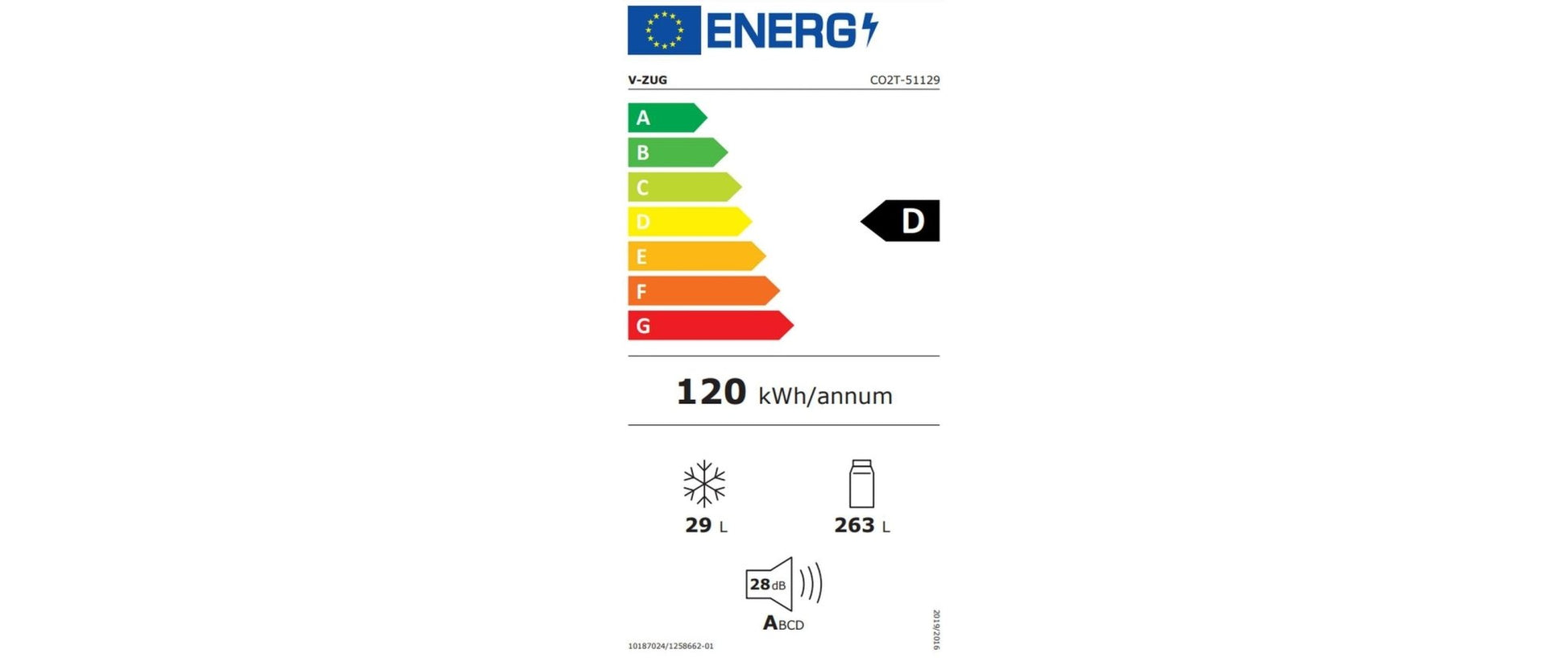 Einbau - Kühl - Gefrierkombination Cooler V2000 178FGI Links - MEGART