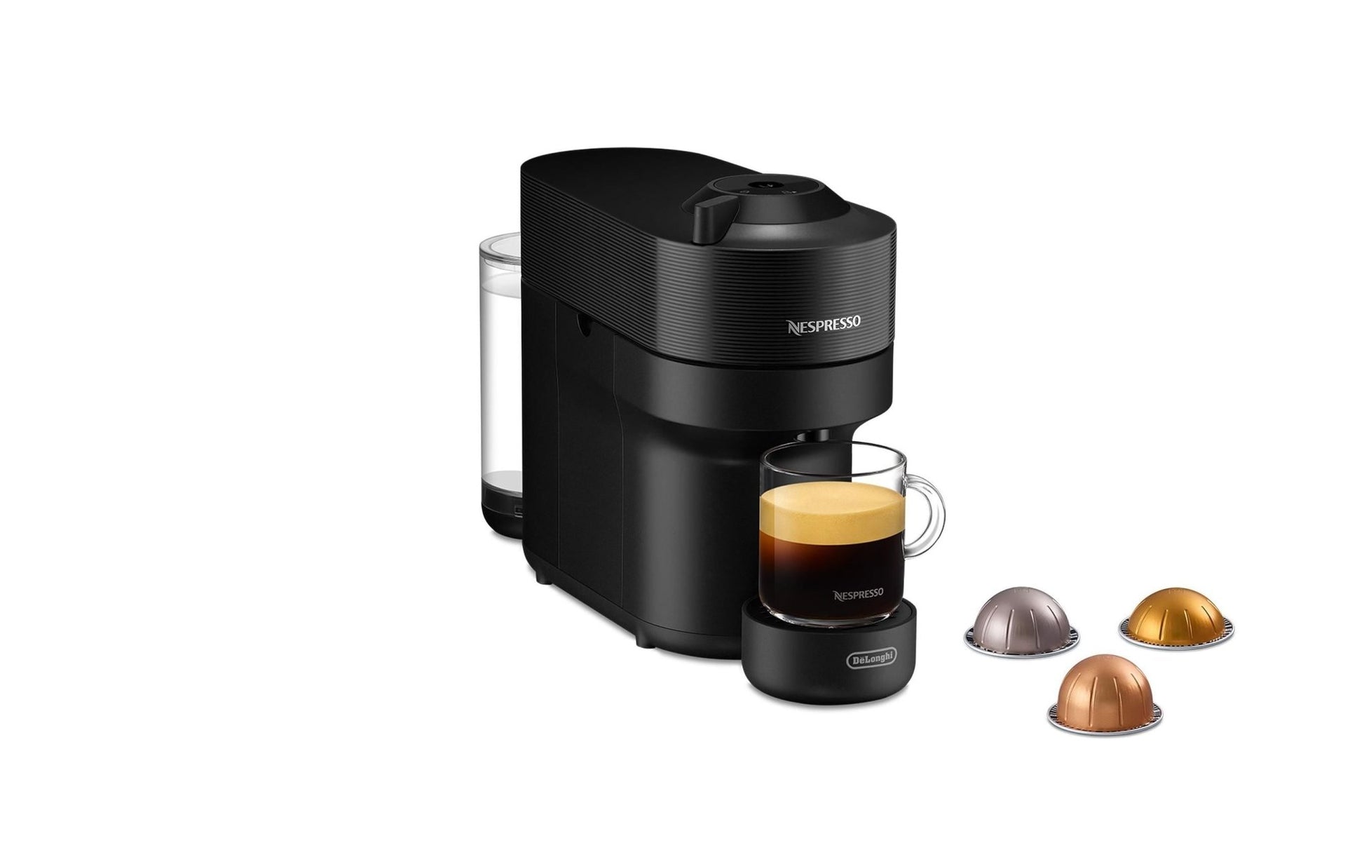 Kaffeemaschine Nespresso Vertuo Pop ENV90.B Liquorice Black - MEGART