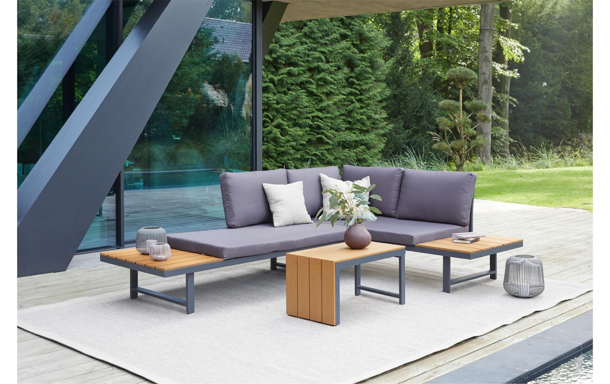 Loungeset Lain Alu Frame - MEGART