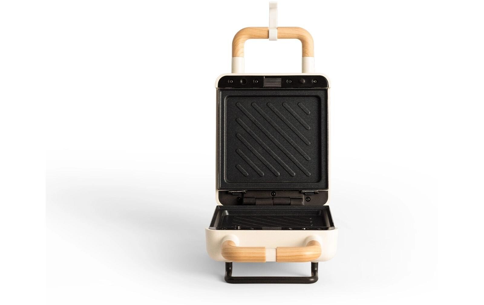 Waffeleisen Stone 2 in 1 Compact Wollweiss - MEGART