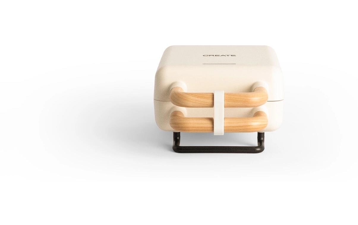 Waffeleisen Stone 2 in 1 Compact Wollweiss - MEGART