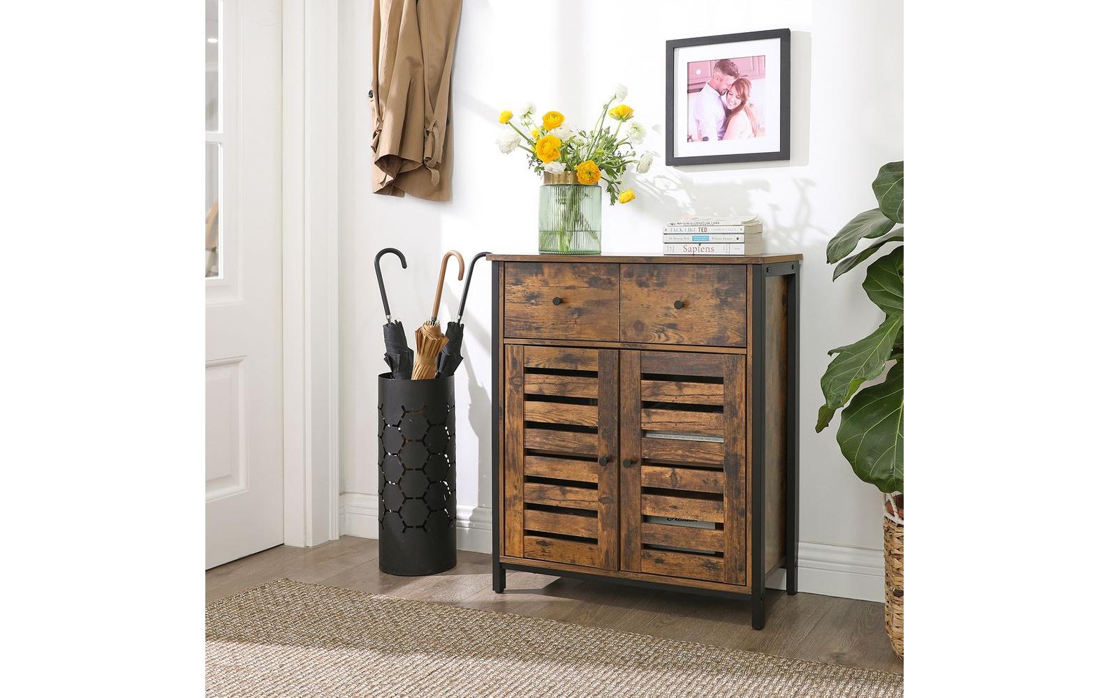 Kommode 80 x 68.6 cm, Braun - MEGART