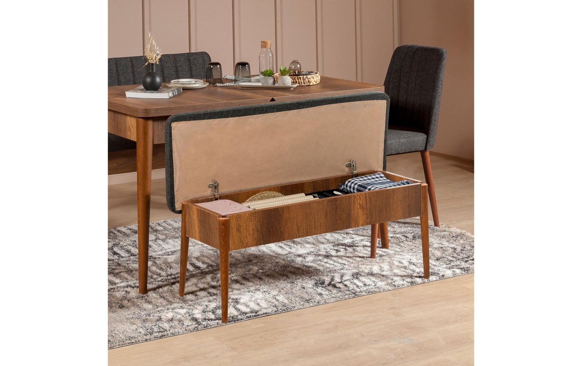 Sitzbank Vina 110 x 85 cm, Braun - MEGART