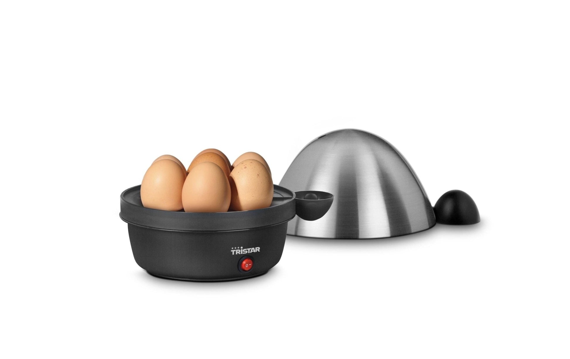 Eierkocher EK - 3076 7, Schwarz/Silber - MEGART