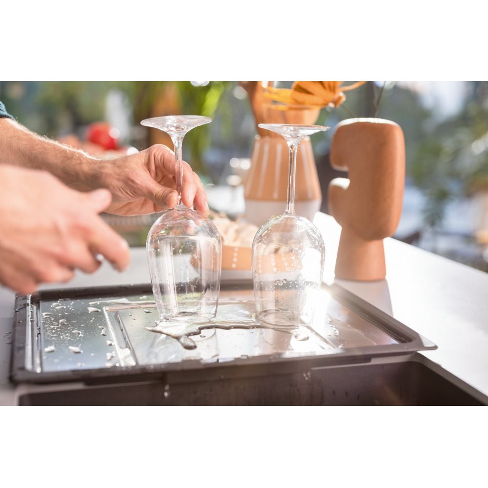 Mobiler Tropfteil, Edelstahl/Schwarz, 32 112.0204.360 - MEGART