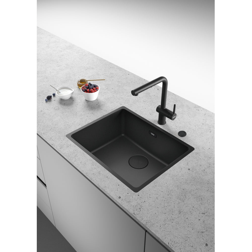 Druckknopf Edelstahl matte black 112.0705.753 - MEGART