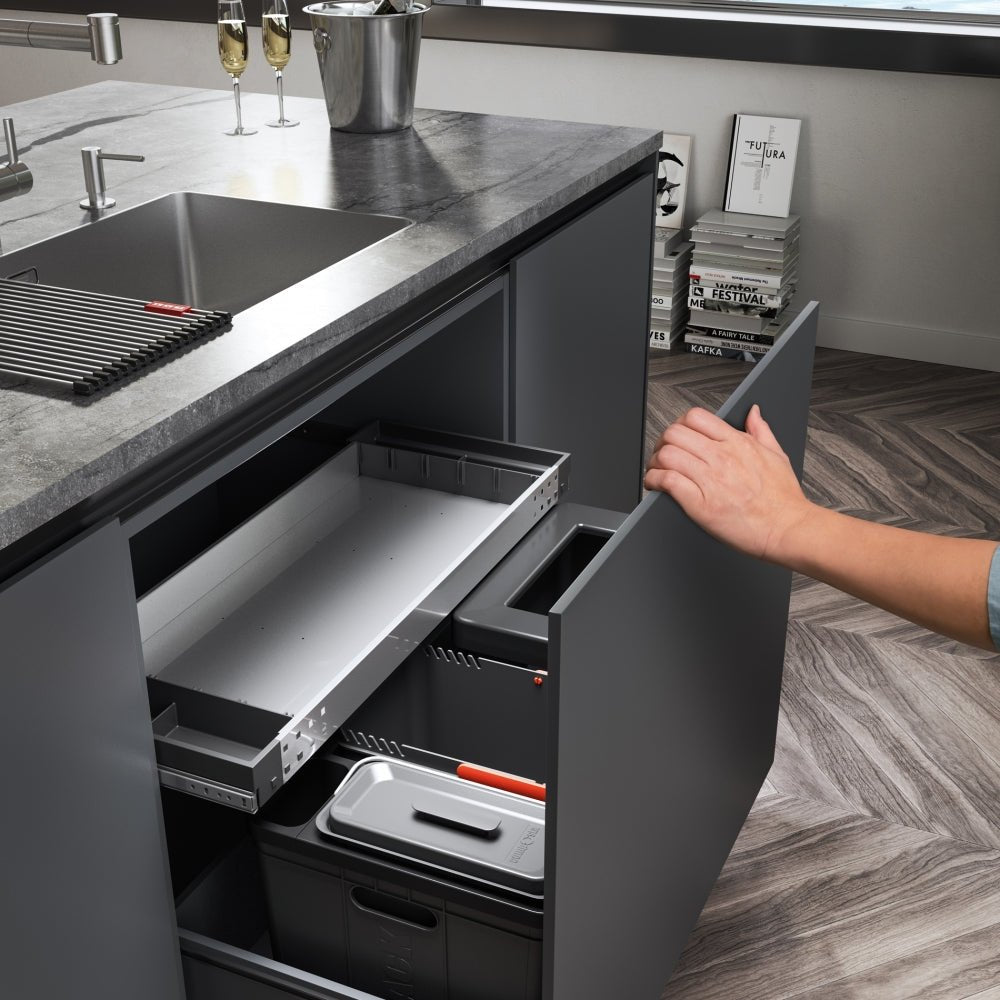 Abfallsystem, Serie 350, Composta 90 Sch 121.0307.528 - MEGART