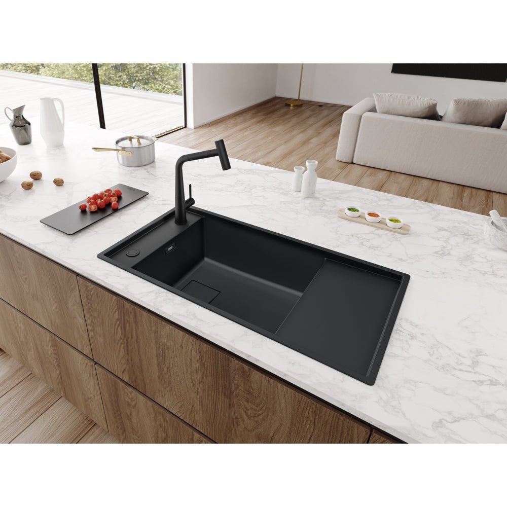 Druckknopf Edelstahl matte black 112.0705.753 - MEGART