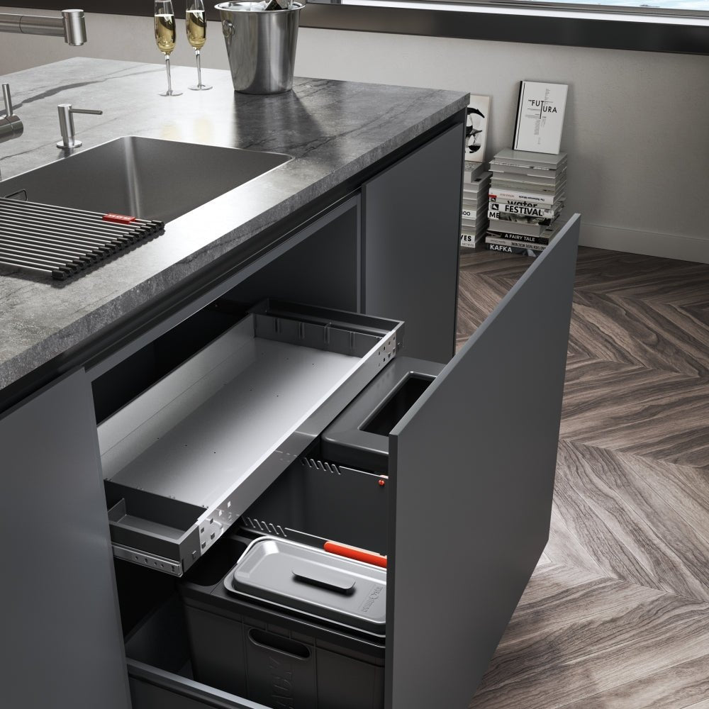 Abfallsystem, Serie 350, Composta 90 Sch 121.0307.528 - MEGART