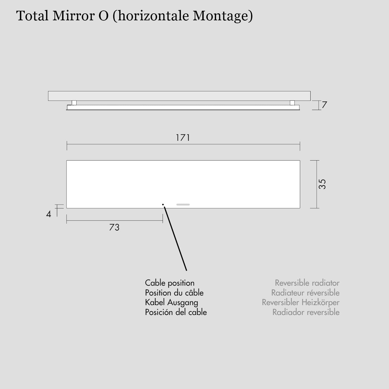 Tavola Total Mirror (EL) - MEGART