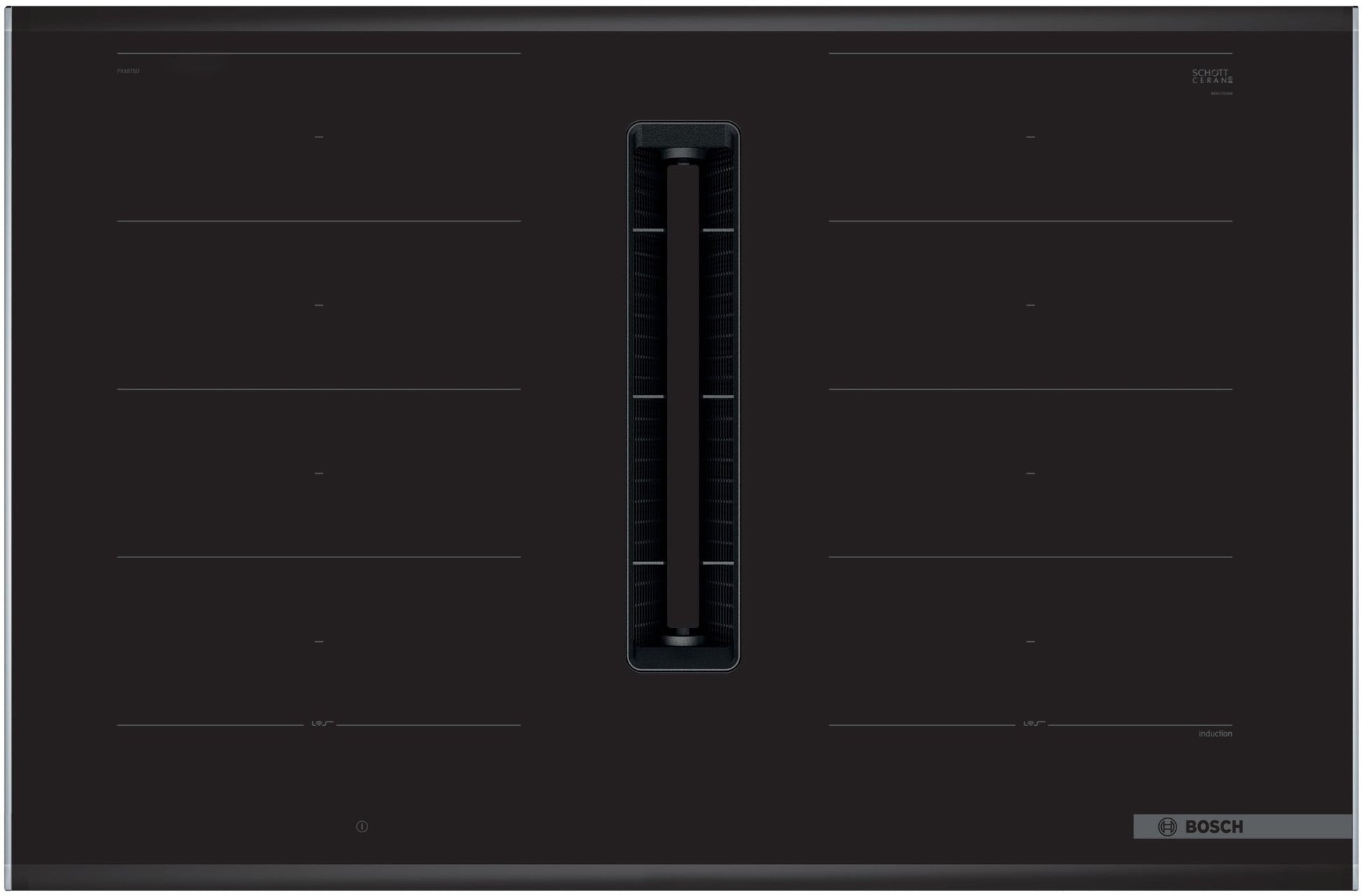 Serie 8, Induktions Kochfeld mit integriertem Dunstabzug, 80 cm PXX875D67E - MEGART
