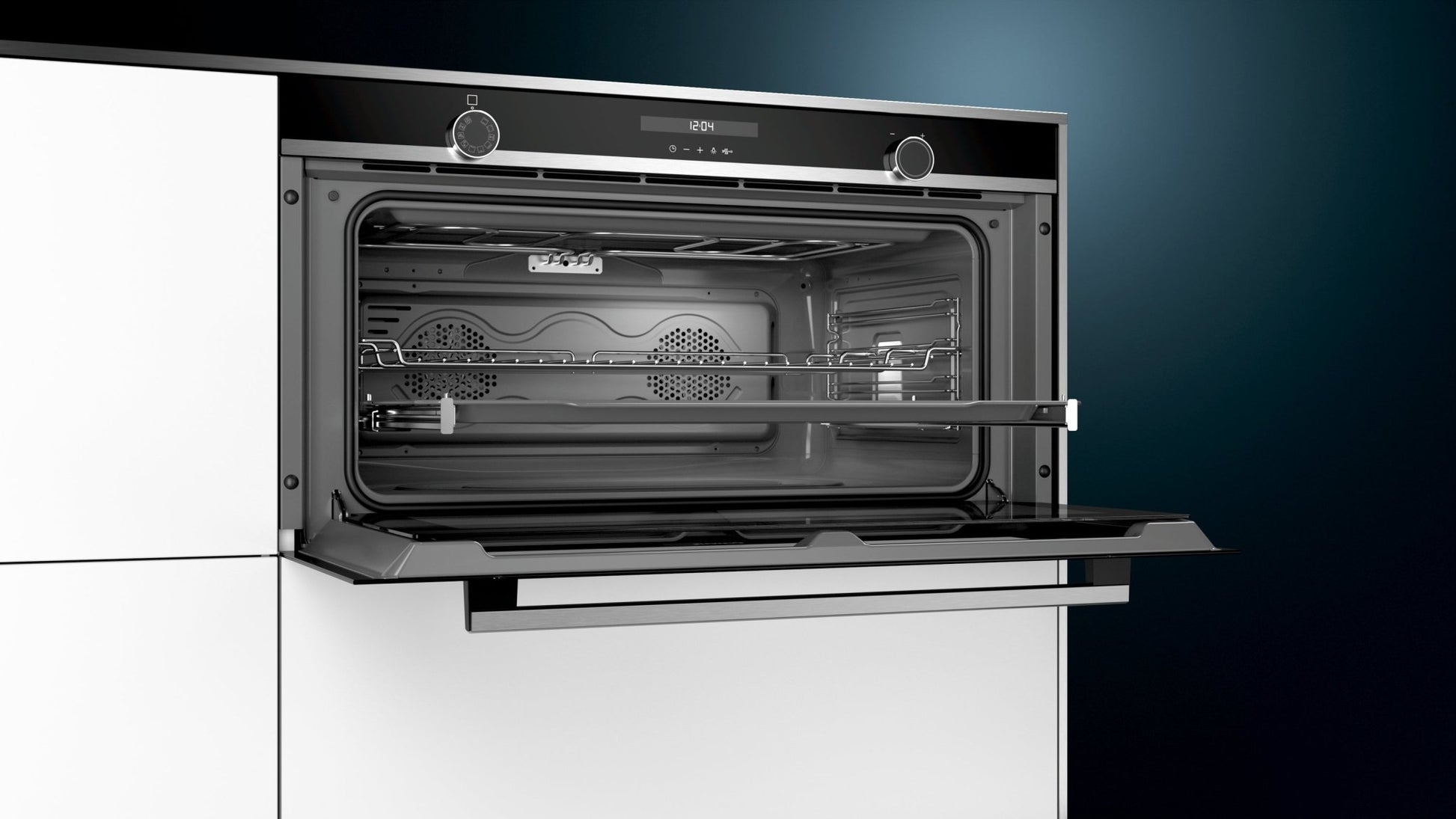 iQ500, Einbaubackofen, 90 x 48 cm, Edelstahl VB558C0S0 - MEGART