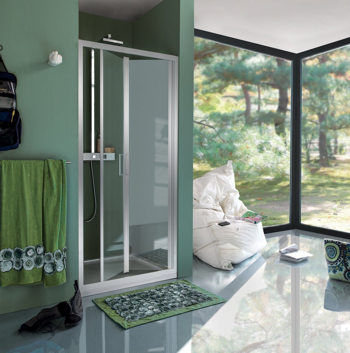 Kristall - Duschfalttür 6 mm Cee Art - MEGART