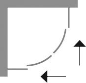 Runde Duschkabine Transparent Crystal Essential Line - MEGART