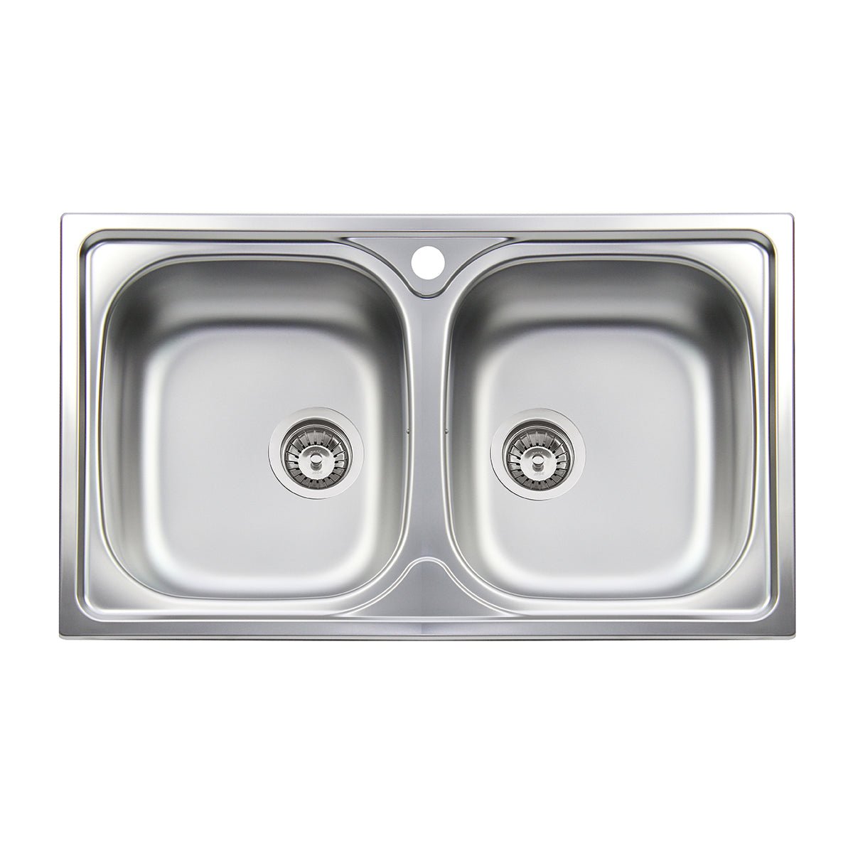 Edelstahl - Einbauspüle Mit 2 Becken, 86 Cm - MEGART