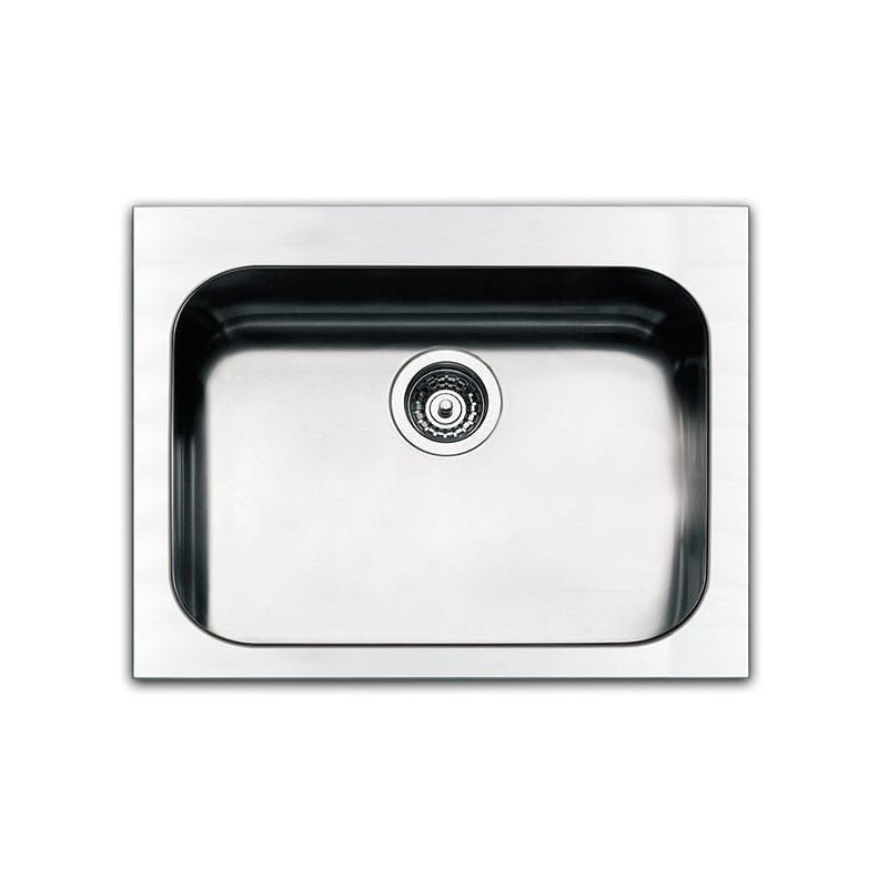 Eingebaute Spüle Aus Gebürstetem Stahl 57X51 Cm - MEGART