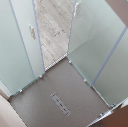 Einseitige Schiebetür für die Dusche Fast 2000 Crystal - MEGART