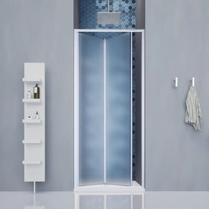 Falttür - Dusche Aus Kristallglas 6 Mm Business - MEGART
