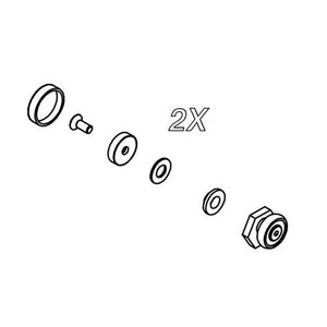 Laufrollen-Set für Duschkabine HEXA - MEGART
