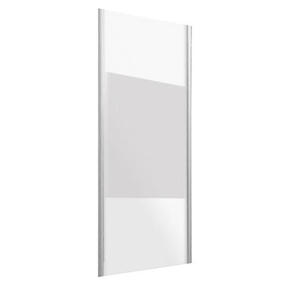 Feste Duschwand aus der Crystal Essential Line mit Siebdruck - MEGART