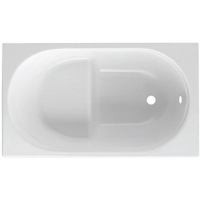 Rechteckige Badewanne Mod. Rubino mit Sitz - MEGART