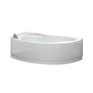 Halbrunde Asymmetrische Eckbadewanne Vogue - MEGART