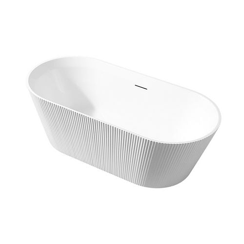 Freistehende Badewanne Geriffelte Fiammetta Oval