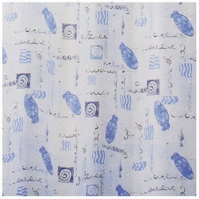 Duschvorhang 3 Seiten - Badewanne 2 Seiten Cm. 240 X 200 Mod. Acquarello - MEGART