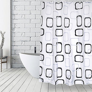 Vintage Duschvorhang Aus Polyestergewebe - MEGART