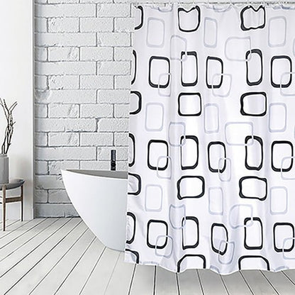 Vintage Duschvorhang Aus Polyestergewebe - MEGART
